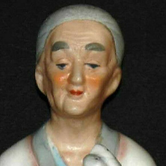 Old Man Woman Ceramic Porcelain  Figurines Vintage - Picture 6 of 8